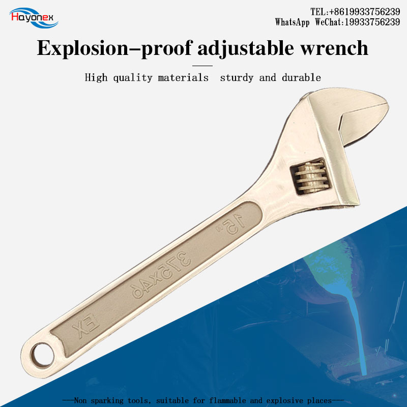 Explosion-proof tool non-sparking wrench